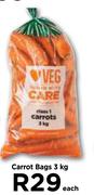 Carrot Bags-3Kg Each