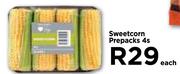 Sweetcorn Prepacks-4s Each
