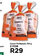 Carrot Thriftpacks-For 3 x 750g