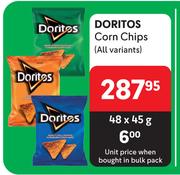 Doritos Corn Chips (All Variants)-48 x 45g