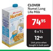Clover Numel Long Life Milk-6 x 1L