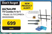 Ultra Link TV Combo 4 In 1 UL-TVCOMBO4