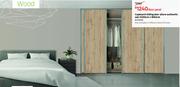 Cupboard Sliding Door Allure Authentic Oak H250cm x W62cm 81410095-Per Door Panel