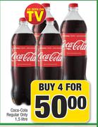 Coca-Cola Regular Only-For 4 x 1.5Ltr