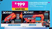 Zuru X-Shot Reflex 6 Double Pack Or X-Shot Excel Xcess Blaster-Each