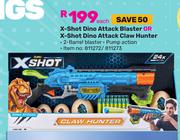 Zuru X-Shot Dino Attack Blaster Or X-Shot Dino Attack Claw Hunter-Each