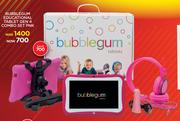 Bubblegum Educational Tablet Gen 4 Combo Set PNK