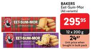 Bakers Eet Sum Mor Biscuits (All Variants)-12 x 200g