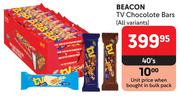 Beacon TV Chocolate Bars (All Variants)-40's