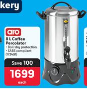 Aro 8L Coffee Percolator-Each