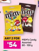 M&M's Candy (Assorted)-For Any 2 x 80/100g