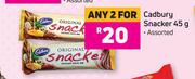 Cadbury Snacker (Assorted)-For Any 2 x45g