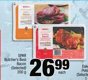 Spar Butcher's Best Bacon-200g Each