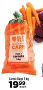 Carrot Bags-3kg Each
