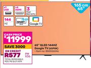 TCL 65"(165cm) QLED 144HZ Google TV 65P8K