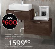 Trevi Aria Chateau Oak Floor Or Wall Cabinet 800 x 460mm