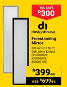 Design House Freestanding Mirror 850002098, 850002099, 850002109-Each