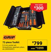 Grip 72-Piece Toolkit 850026501