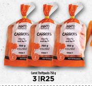 Carrot Thriftpacks-For 3 x 750g