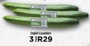 English Cucumbers-For 3