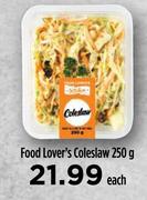 Food Lover's Coleslaw-250g Each