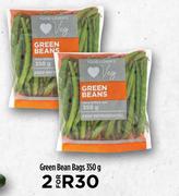 Green Bean Bags-For 2 x 350g