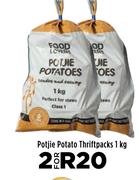 Potjie Potato Thriftpacks-For 2 x 1kg