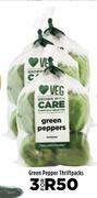 Green Pepper Thriftpacks-For 3 
