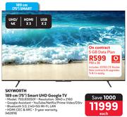 Skyworth 189cm (75") Smart UHD Google TV 75SUE9350F-On 5GB Data Plan