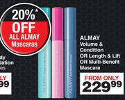 Almay Volume & Condition Or Length & Lift Or Multi Benefit Mascara