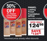 Rimmel Lasting Finish Foundation SPF20 Assorted Shades