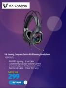 VX Gaming Company Series RGB Gaming Headphone