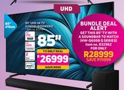 Samsung 85" (215cm) UHD 4K TV UA85BU8000KXXV