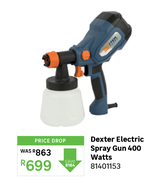 Dexter Electric Spray Gun 400 Watts 81401153