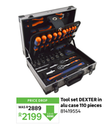 Dexter In Alu Case 110 Pieces Tool Set 81419554
