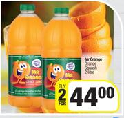 Mr Orange Orange Squash-For 2 x 2L
