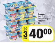 Danone Nutriday Smooth Yoghurt Assorted-For Any 3 x 6s