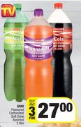 Spar Flavoured Carbonated Soft Drink Assorted-For Any 3 x 2L