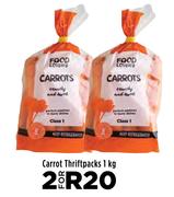 Carrot Thriftpacks-For 2 x 1kg