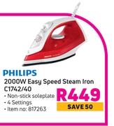 Philips 2000W Easy Speed Steam Iron C1742/40