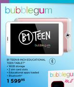 Bubblegum B1 Teen 8" Educational Teen Tablet 