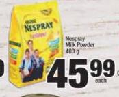 Nespray Milk Powder-400g Each