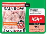 Rainbow Frozen Chicken Mixed Portions-6 x 2Kg