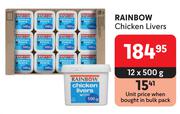 Rainbow Chicken Livers-12 x 500g