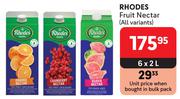 Rhodes Fruit Nectar (All Variants)-6 x 2L