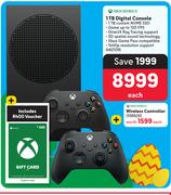 Xbox Series S 1TB Digital Console + Xbox Series X Wireless Controller