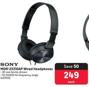 Sony MDR-ZX310AP Wired Headphones-Each