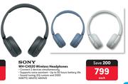 Sony WH-CH520 Wireless Headphones-Each
