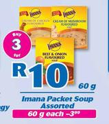 Imana Packet Soup Assorted-60g Each