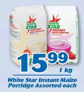 White Star Instant Maize Porridge Assorted-1Kg Each